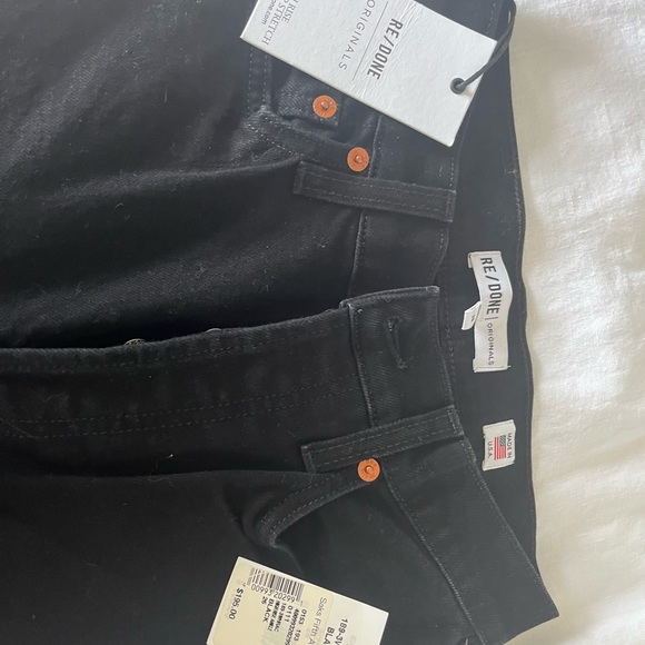 REDONE HIGH RISE ANKLE CROP JEANS BRAND NEW - Picture 3 of 3